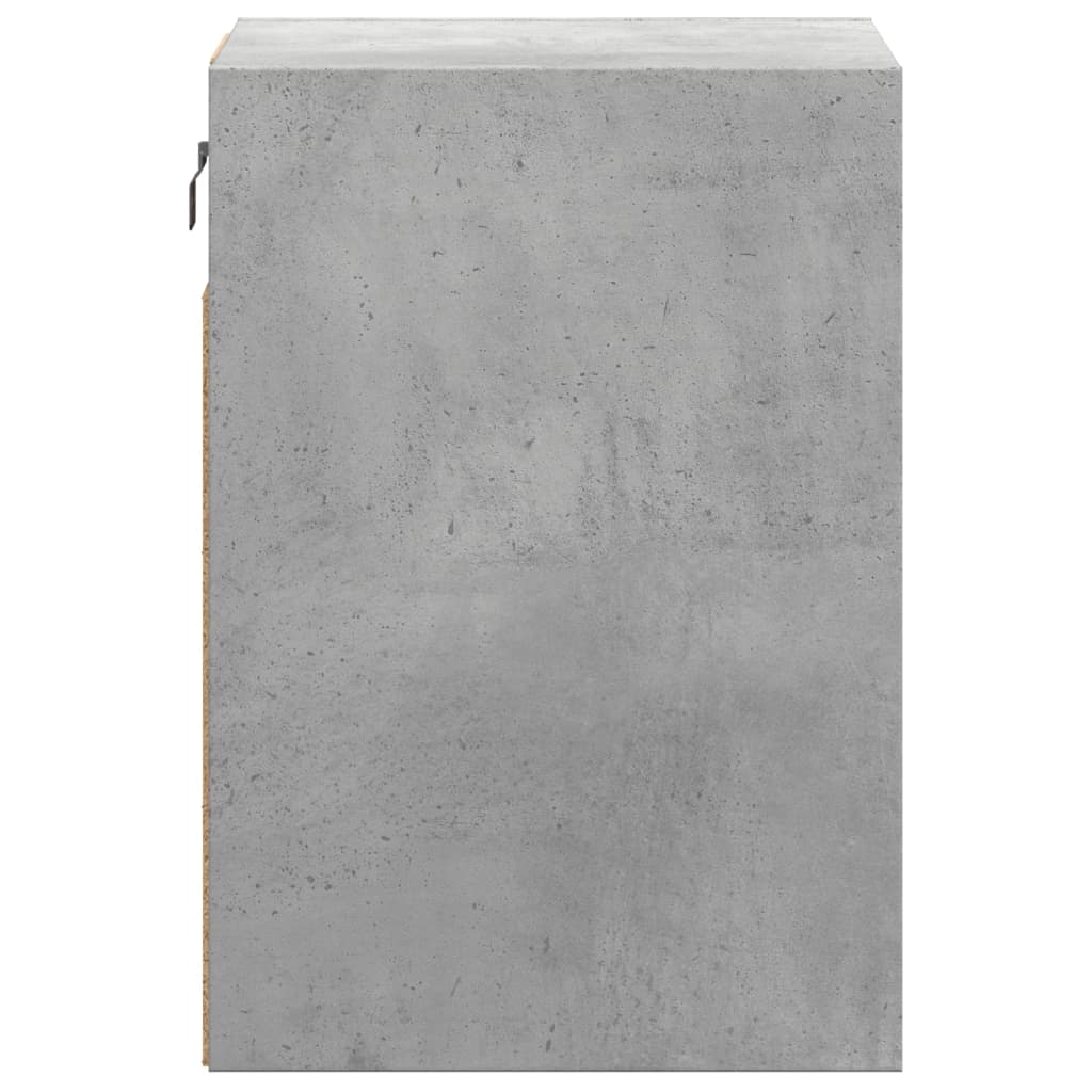 vidaXL Ścienne szafki TV z LED, 2 szt., szarość betonu, 41x31x45 cm