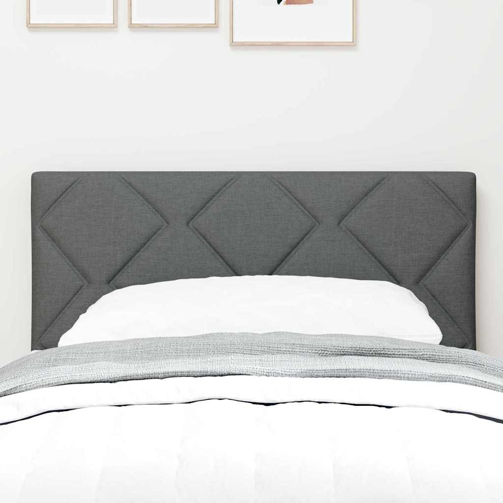 vidaXL Wezgłowie LED Szary 80 cm tkanina