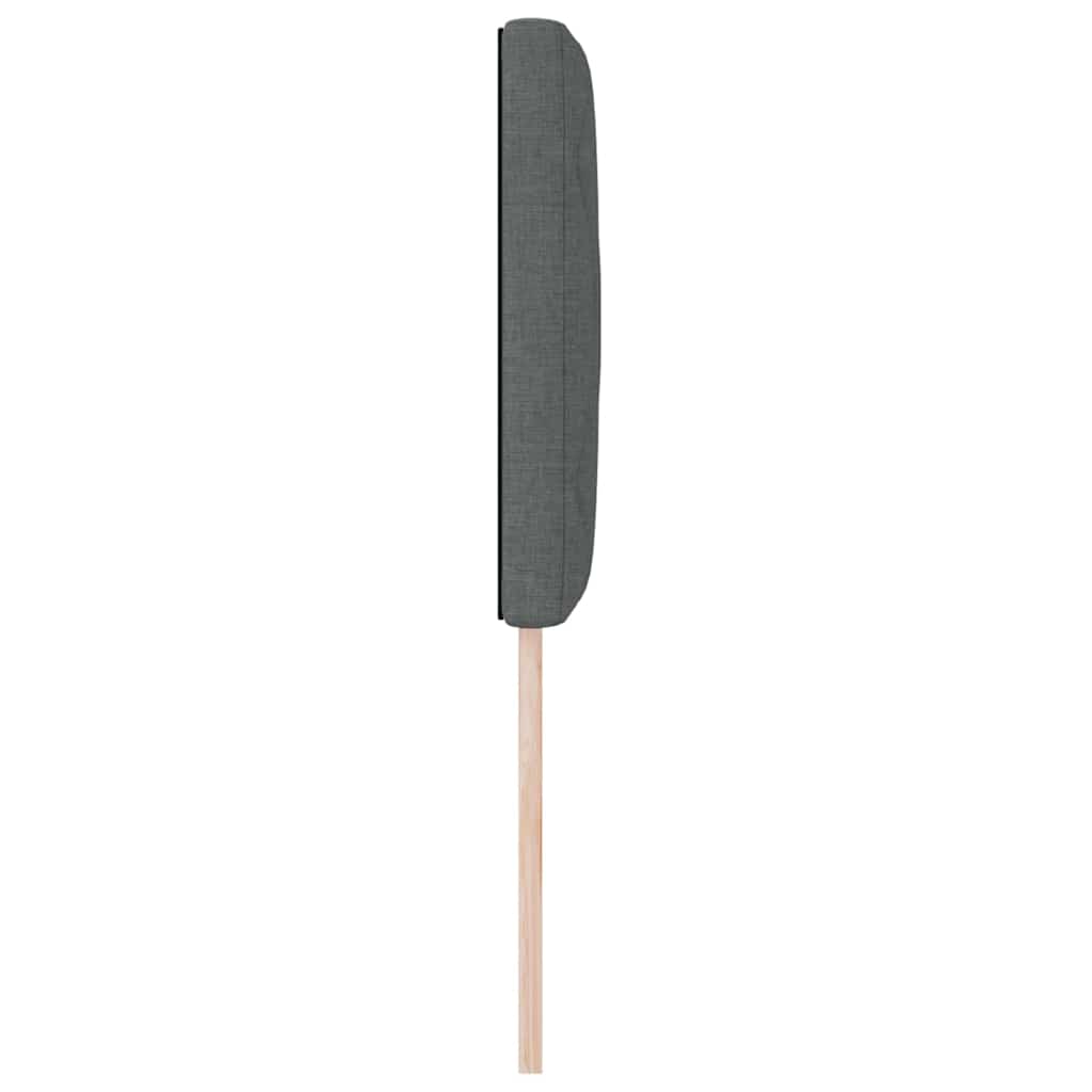 vidaXL Wezgłowie LED Szary 80 cm tkanina