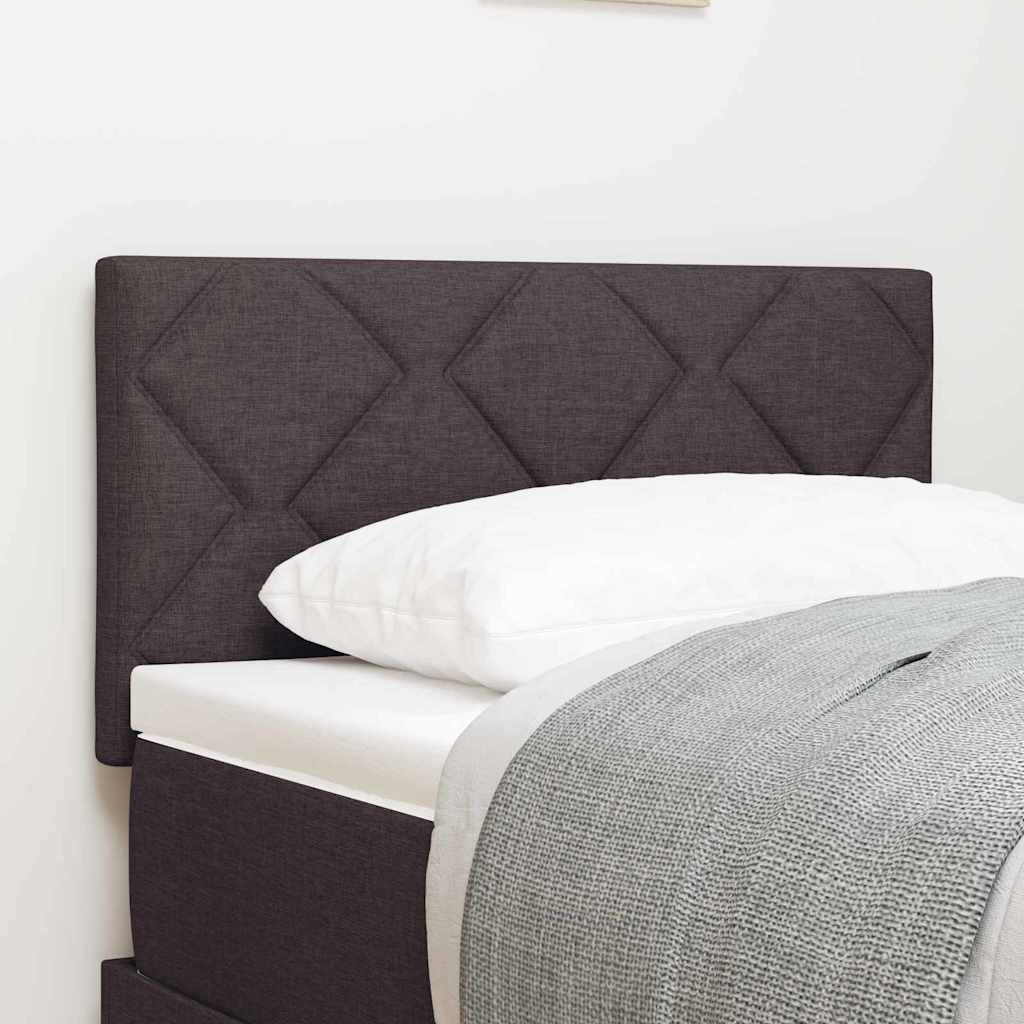 vidaXL Wezgłowie LED Brązowy 80 cm tkanina
