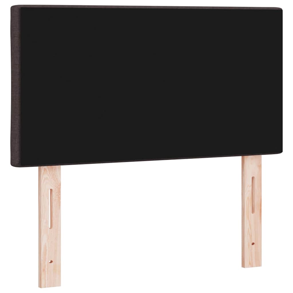 vidaXL Wezgłowie LED Brązowy 80 cm tkanina