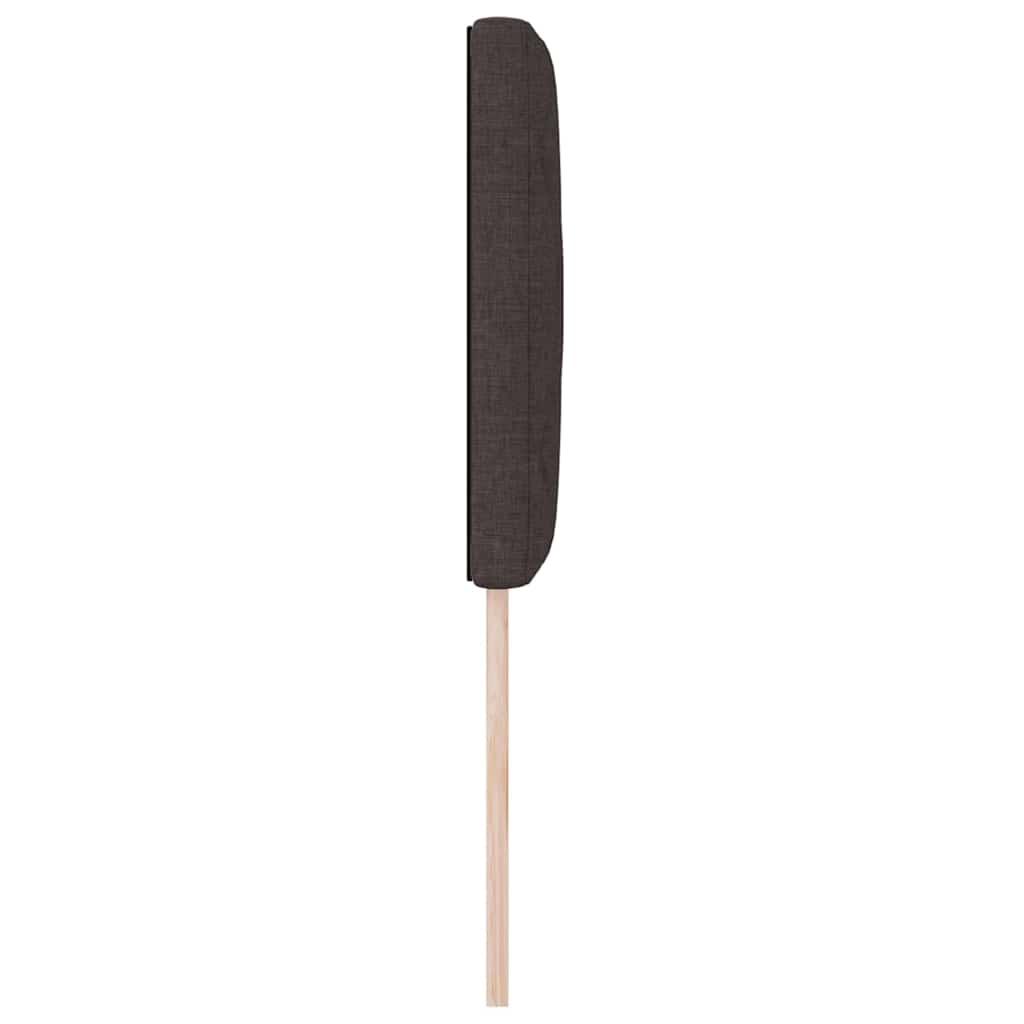 vidaXL Wezgłowie LED Brązowy 80 cm tkanina
