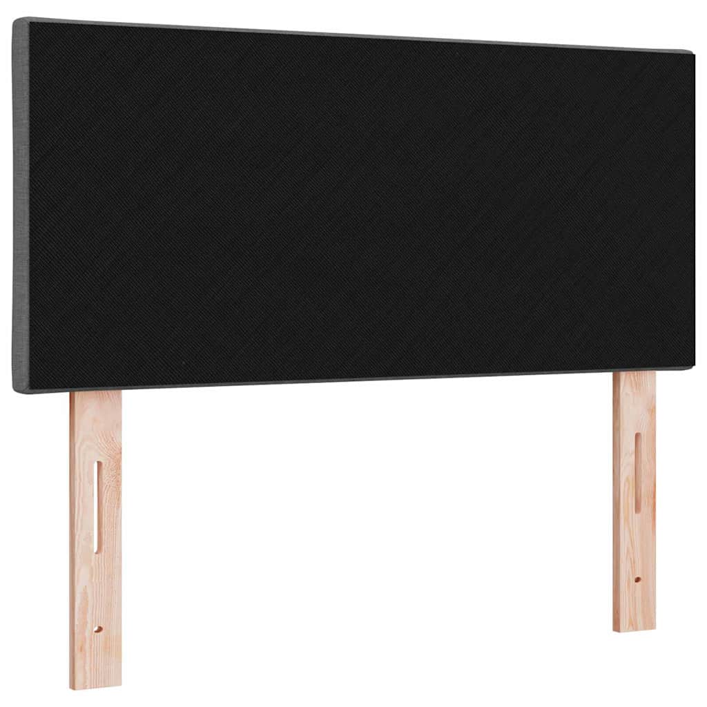 vidaXL Wezgłowie LED Szary 90 cm tkanina