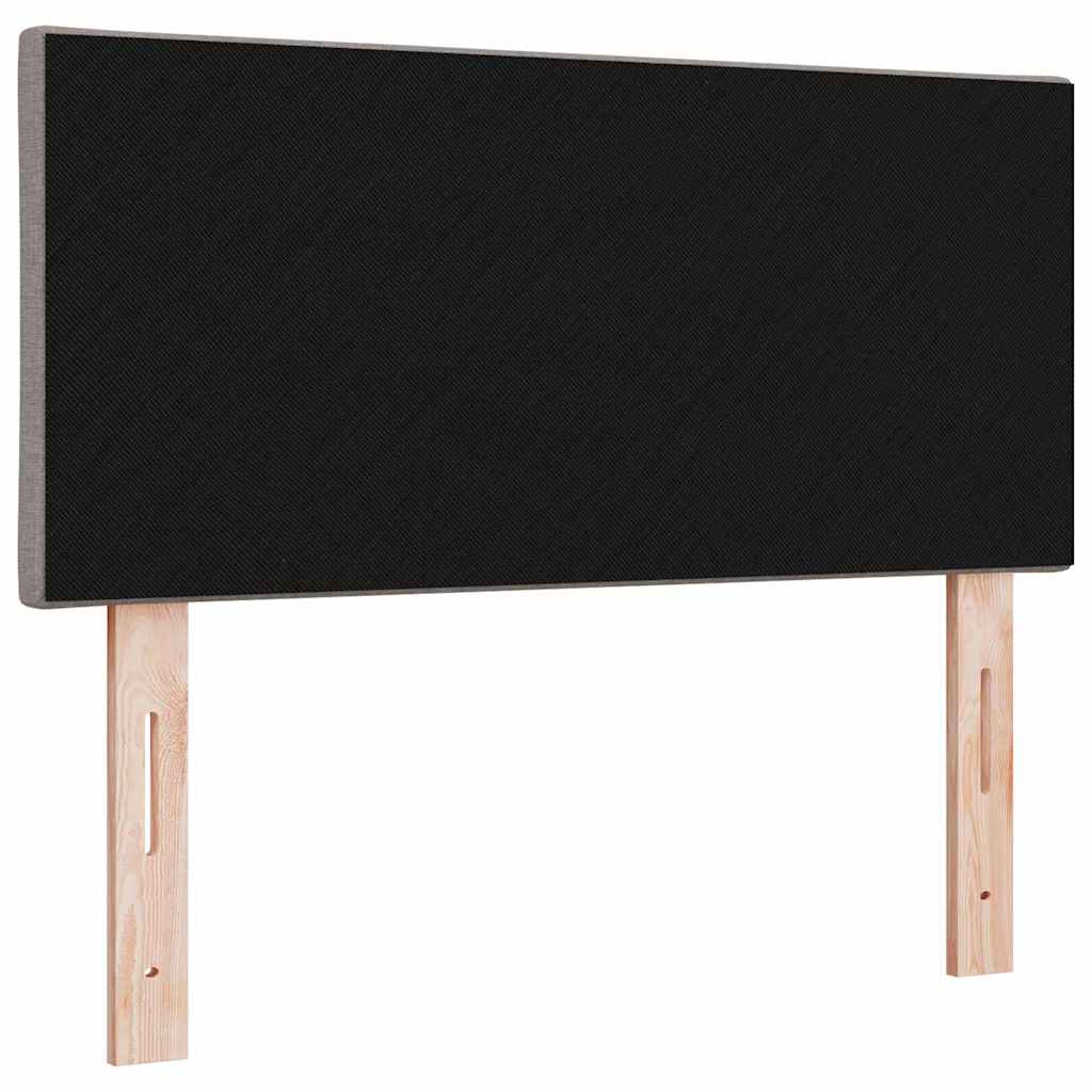 vidaXL Wezgłowie LED Jasnoszary 90 cm tkanina