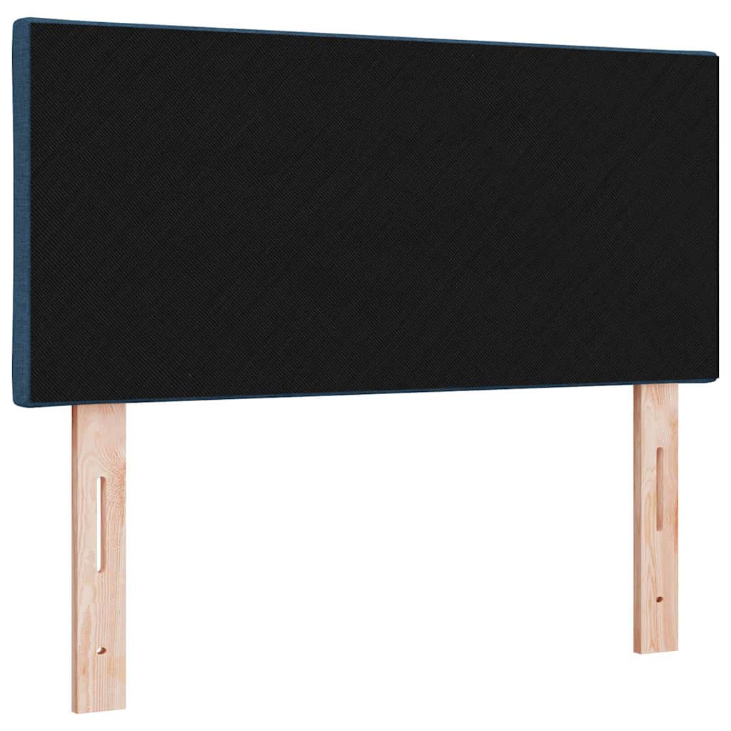 vidaXL Wezgłowie LED Niebieski 100 cm tkanina