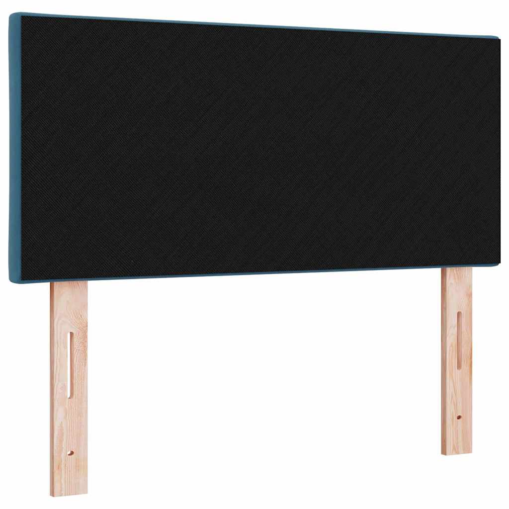 vidaXL Wezgłowie LED Ciemnoniebieski 100 cm Aksamit