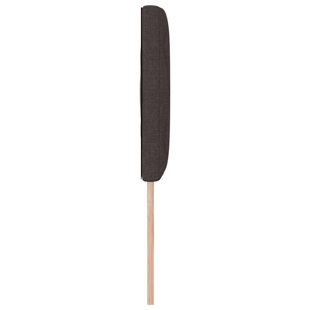 vidaXL Wezgłowie LED Brązowy 144 cm tkanina