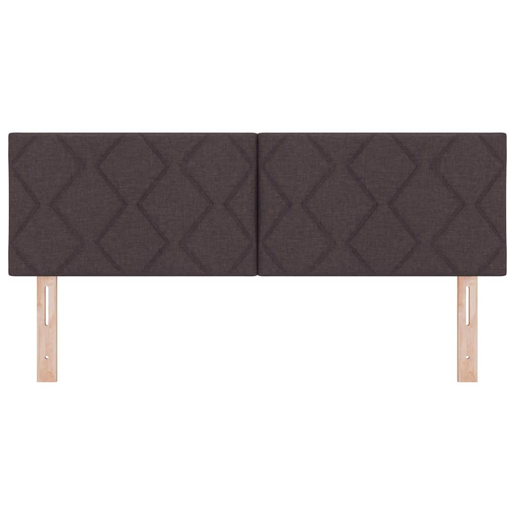 vidaXL Wezgłowie LED Jasnoszary 160 cm tkanina