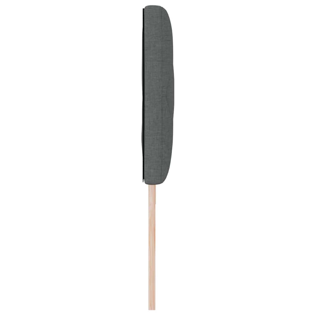 vidaXL Wezgłowie LED Szary 180 cm tkanina