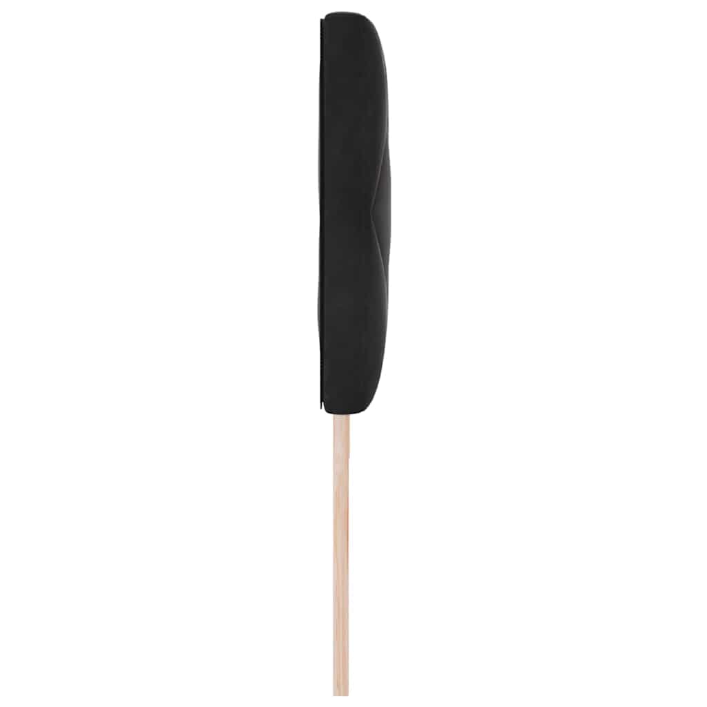 vidaXL Wezgłowie LED Czarny 180 cm Aksamit