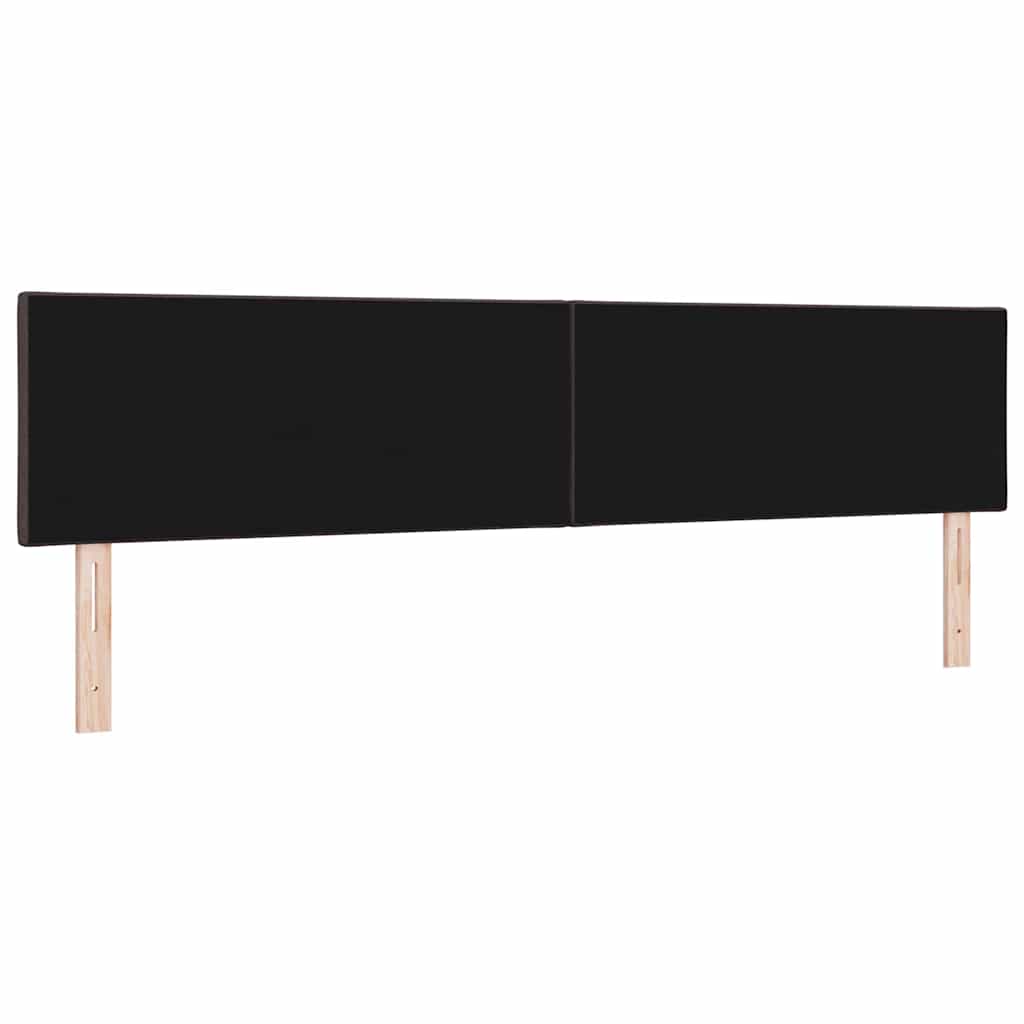 vidaXL Wezgłowie LED Brązowy 200 cm tkanina
