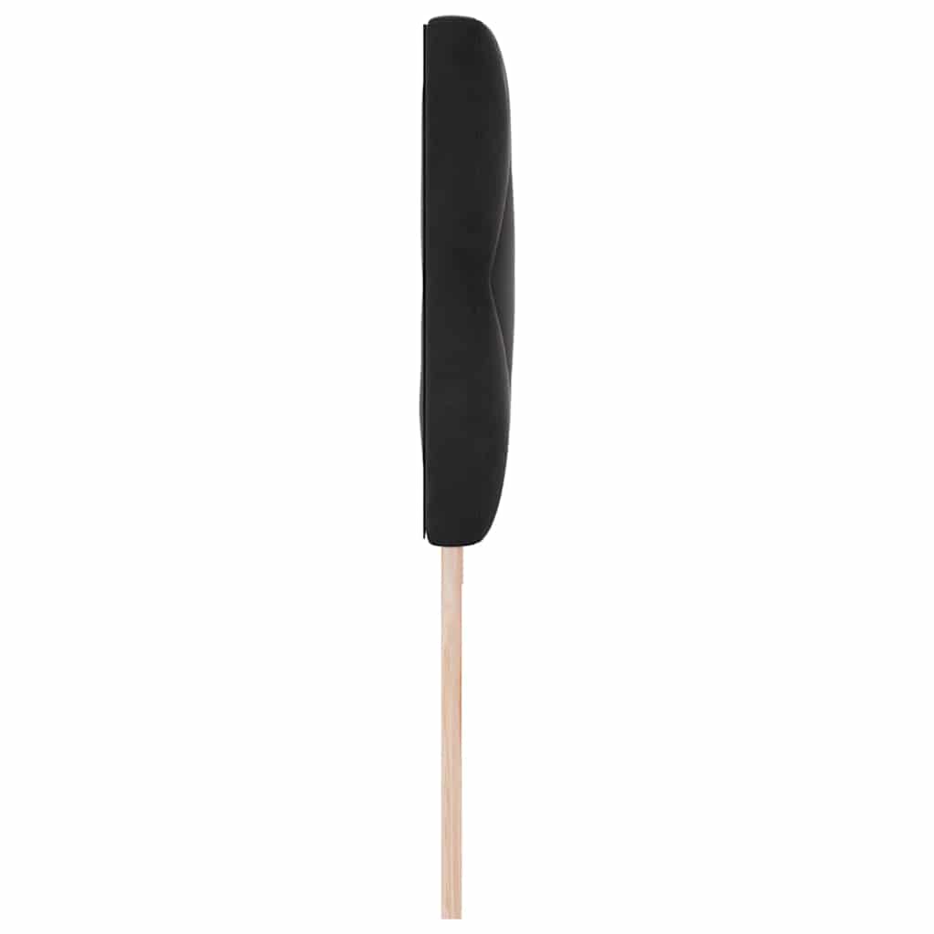 vidaXL Wezgłowie LED Czarny 200 cm Aksamit