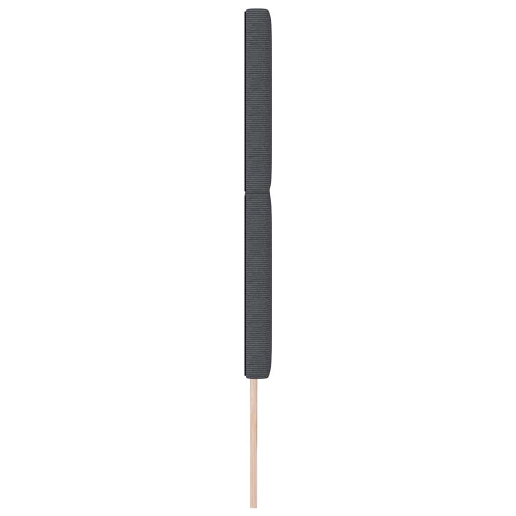 vidaXL Wezgłowie LED Ciemnoszary 180 cm Tkanina sztruksowa