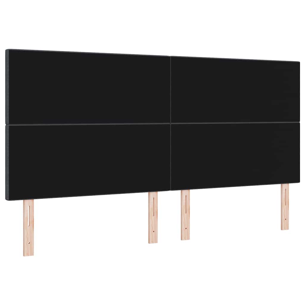 vidaXL Wezgłowie LED Ciemnoszary 200 cm Tkanina sztruksowa