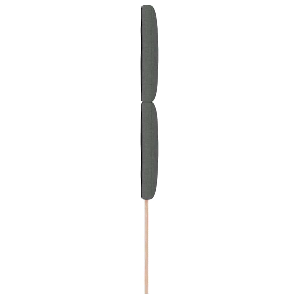 vidaXL Wezgłowie LED Szary 100 cm tkanina