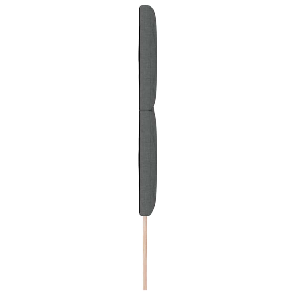 vidaXL Wezgłowie LED Szary 144 cm tkanina