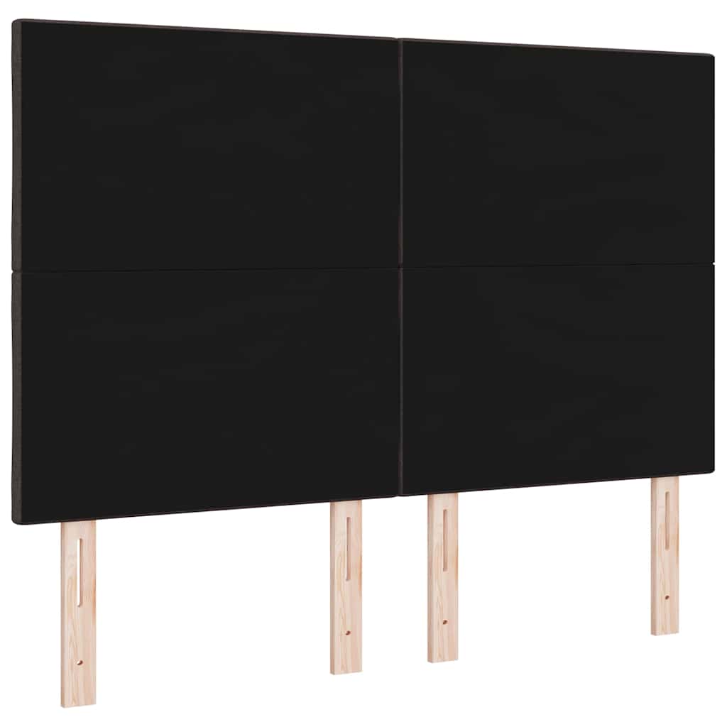 vidaXL Wezgłowie LED Brązowy 160 cm tkanina