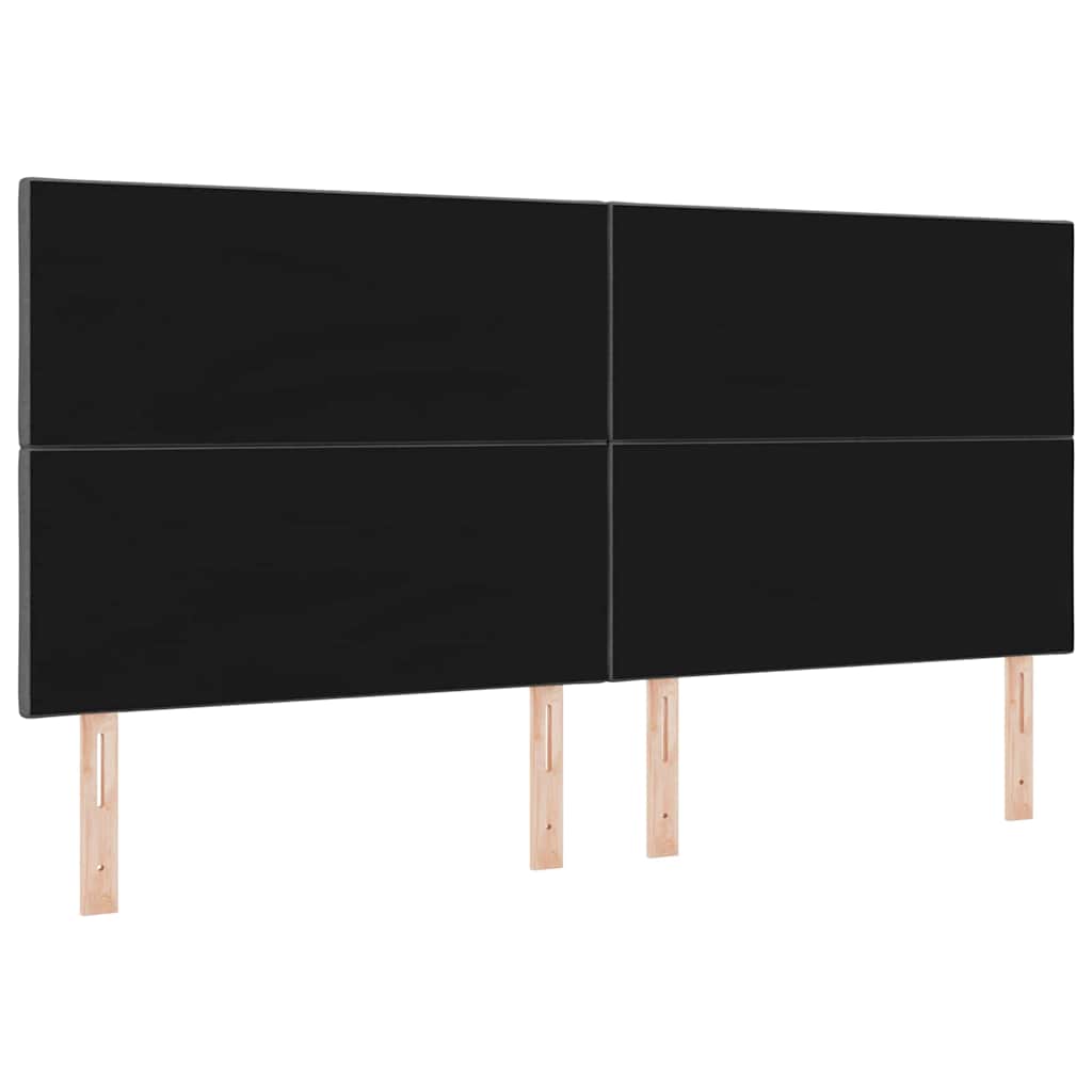 vidaXL Wezgłowie LED Szary 200 cm tkanina