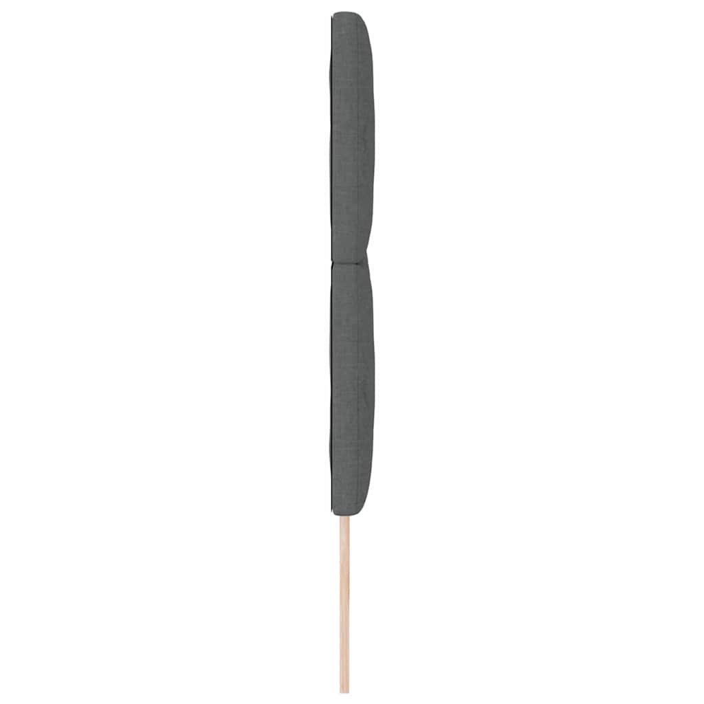 vidaXL Wezgłowie LED Szary 200 cm tkanina