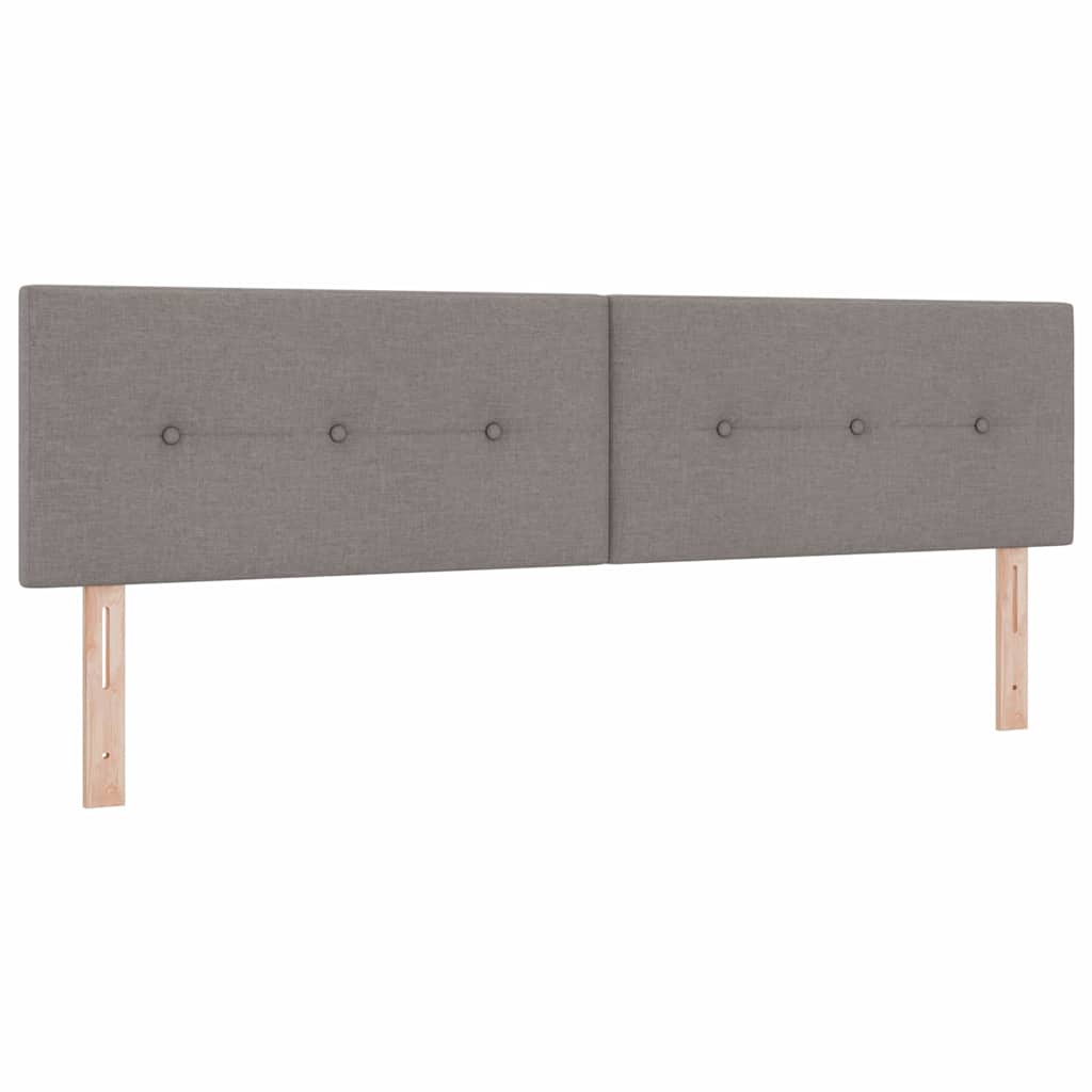 vidaXL Łóżko sprężynowe z materacem Ciemnoszary 180 x 200 cm tkanina