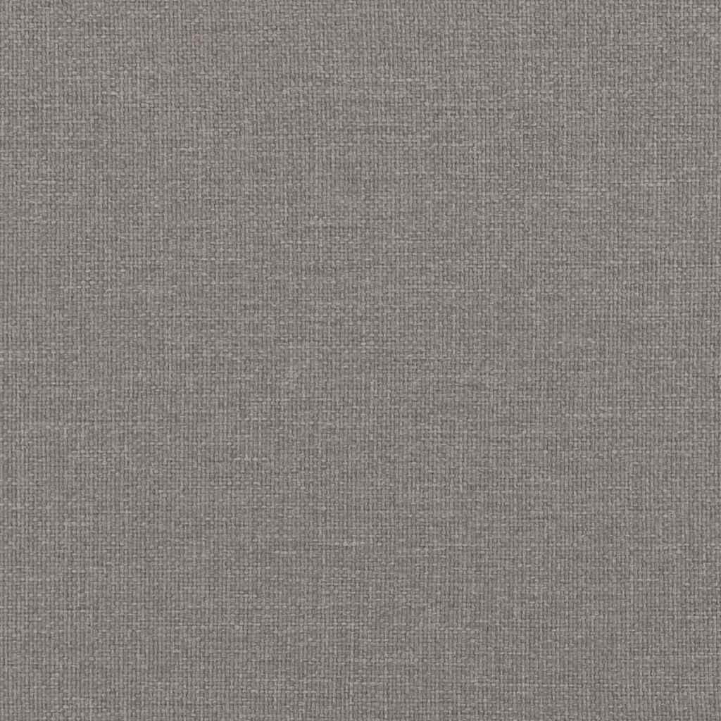 vidaXL Łóżko sprężynowe Z zagłówkiem Ciemnoszary 180 x 200 cm tkanina