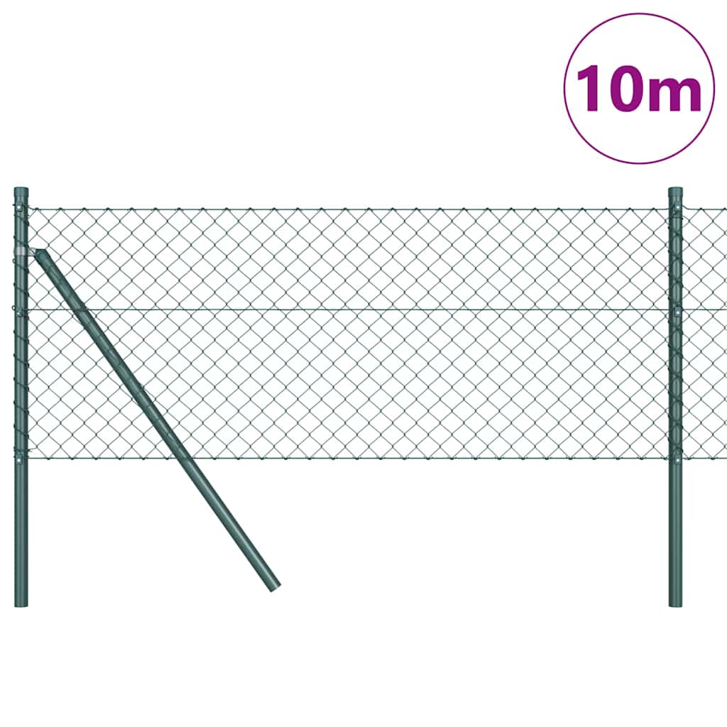 vidaXL Ogrodzenie spawane do mocowania w gruncie 10 x 0,4 m (S x W)