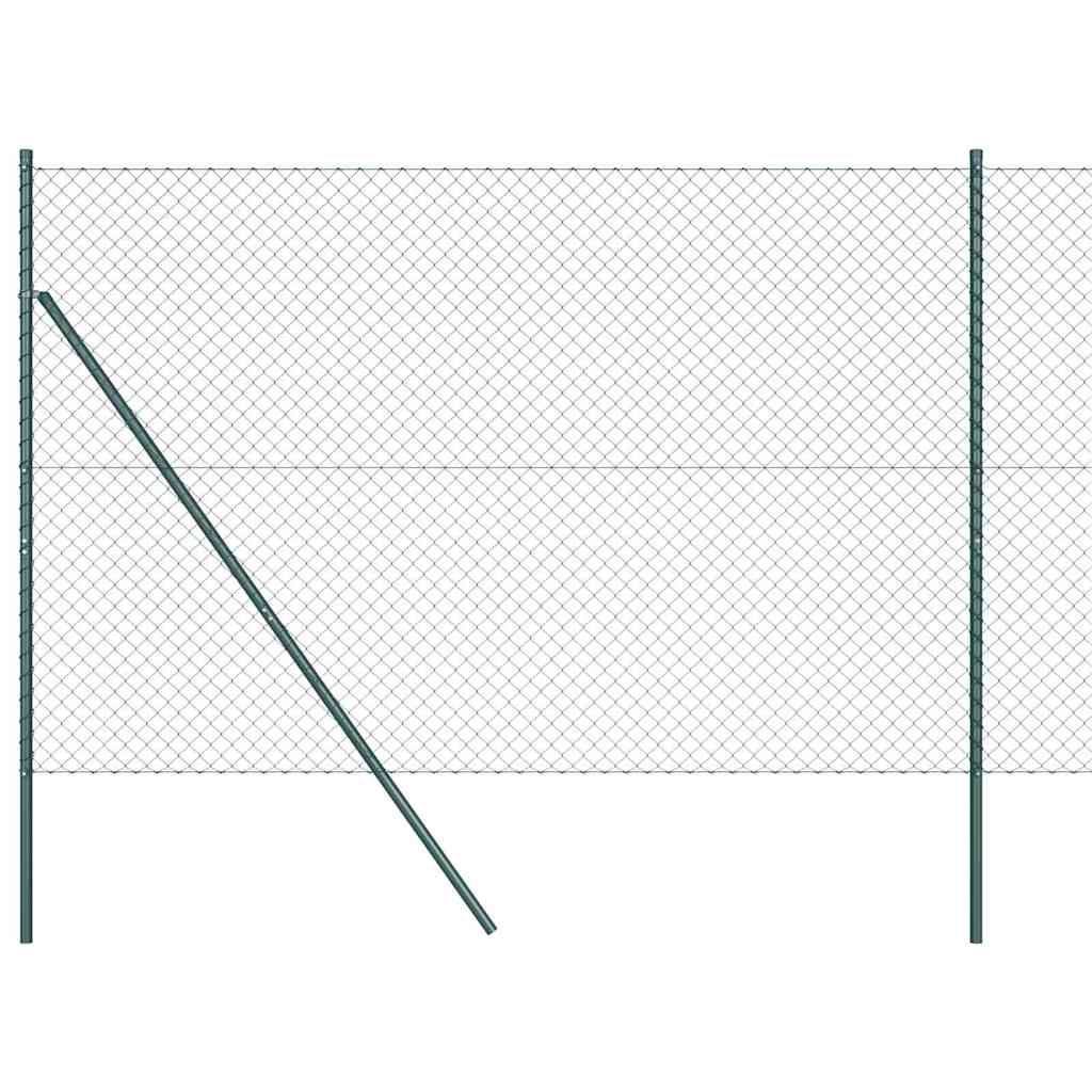 vidaXL Ogrodzenie spawane do mocowania w gruncie 10 x 1,6 m (S x W)