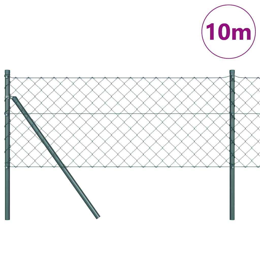 vidaXL Ogrodzenie spawane do mocowania w gruncie 10 x 0,4 m (S x W)