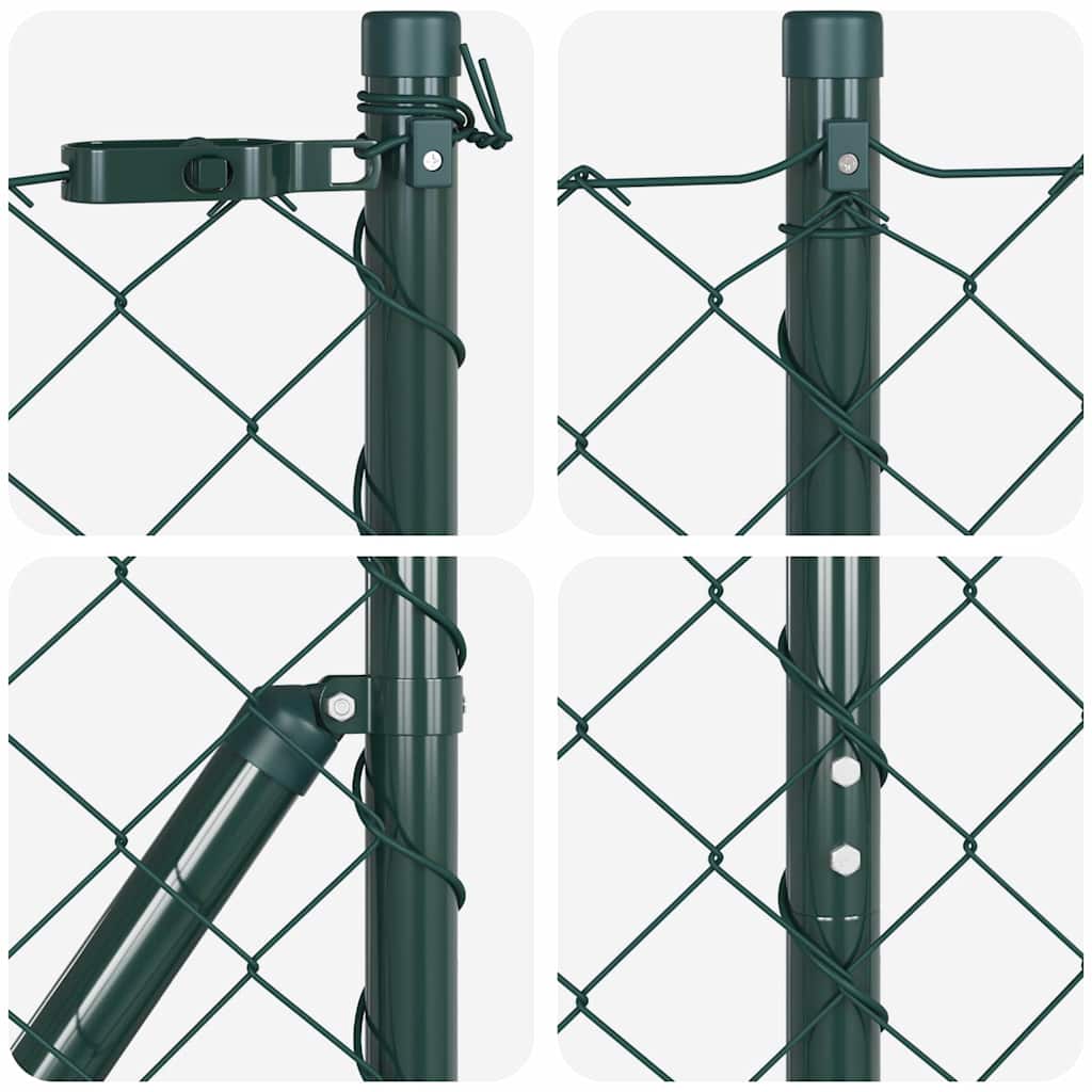 vidaXL Ogrodzenie spawane do mocowania w gruncie 25 x 1,2 m (S x W)