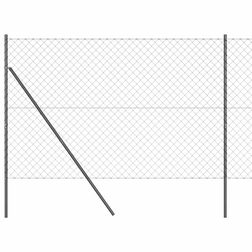 vidaXL Ogrodzenie spawane do mocowania w gruncie 10 x 1,6 m (S x W)