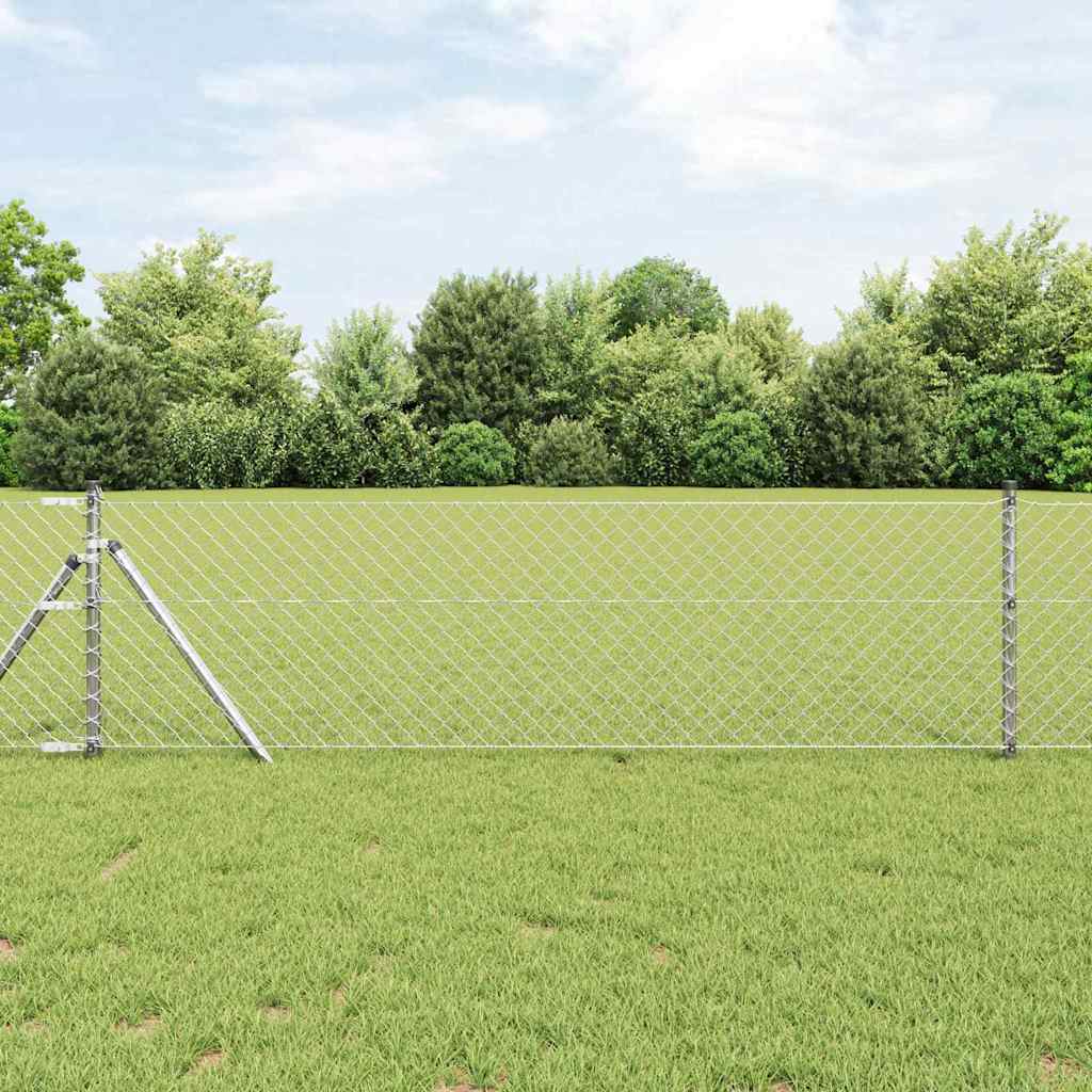 vidaXL Ogrodzenie spawane do mocowania w gruncie 10 x 0,8 m (S x W)