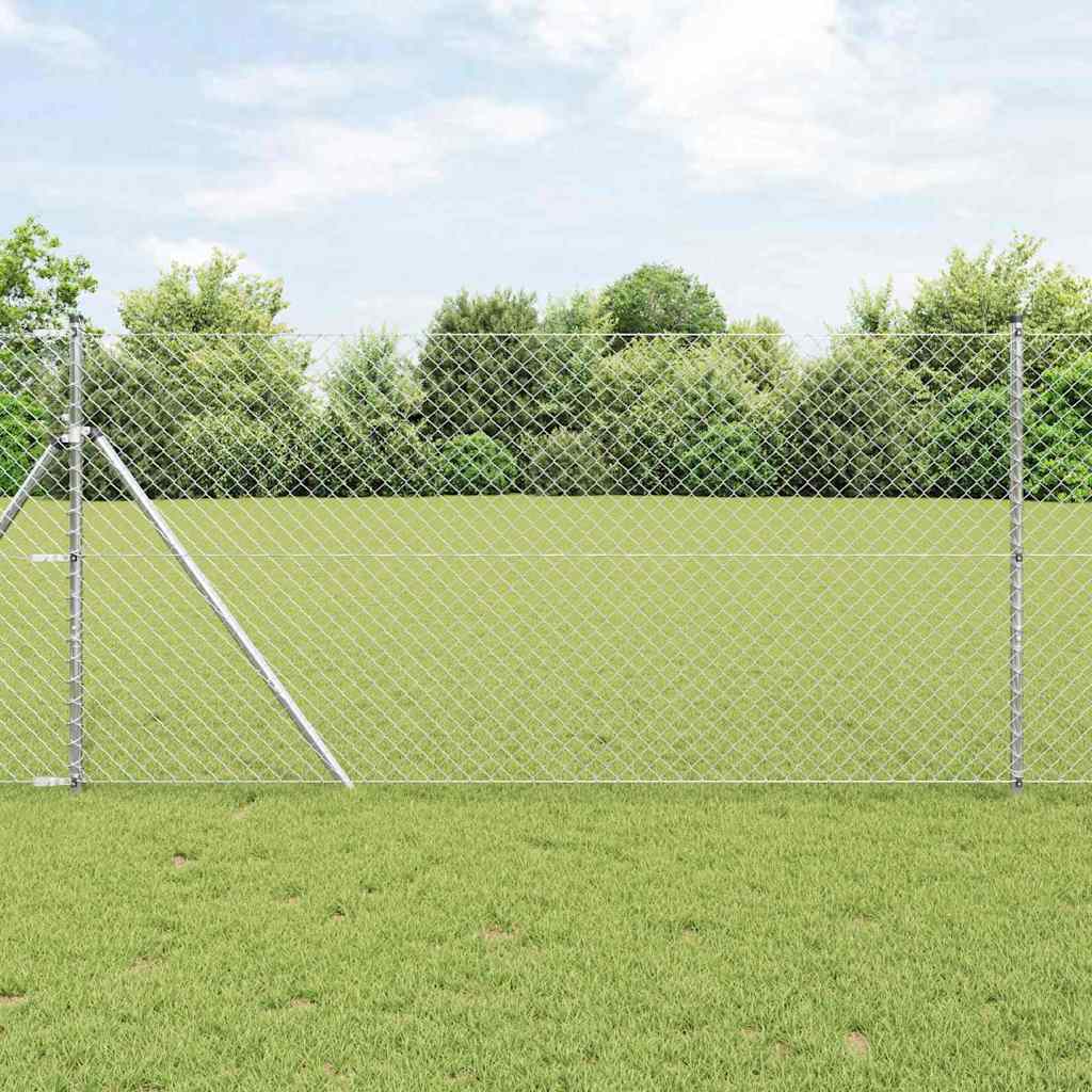 vidaXL Ogrodzenie spawane do mocowania w gruncie 10 x 1,4 m (S x W)