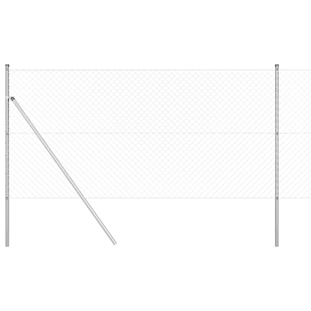 vidaXL Ogrodzenie spawane do mocowania w gruncie 10 x 1,4 m (S x W)