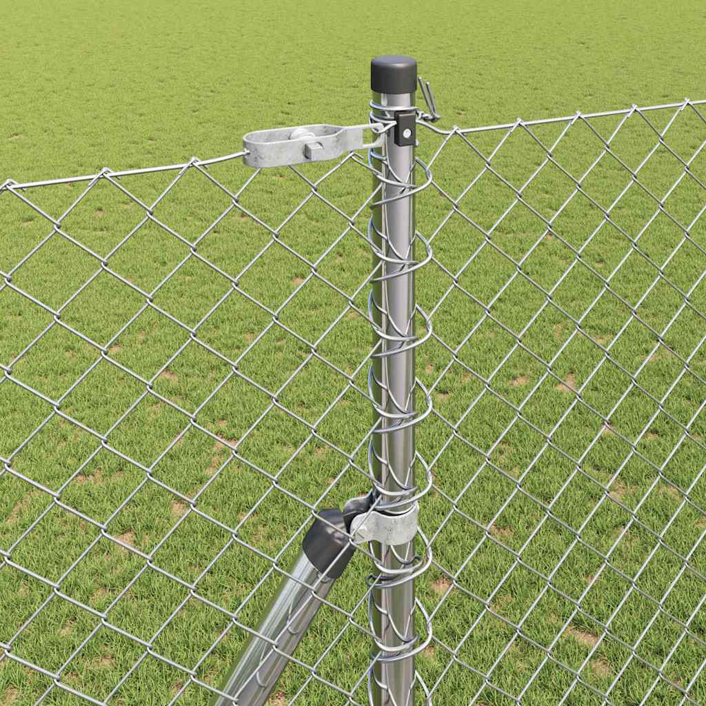 vidaXL Ogrodzenie spawane do mocowania w gruncie 10 x 1,6 m (S x W)