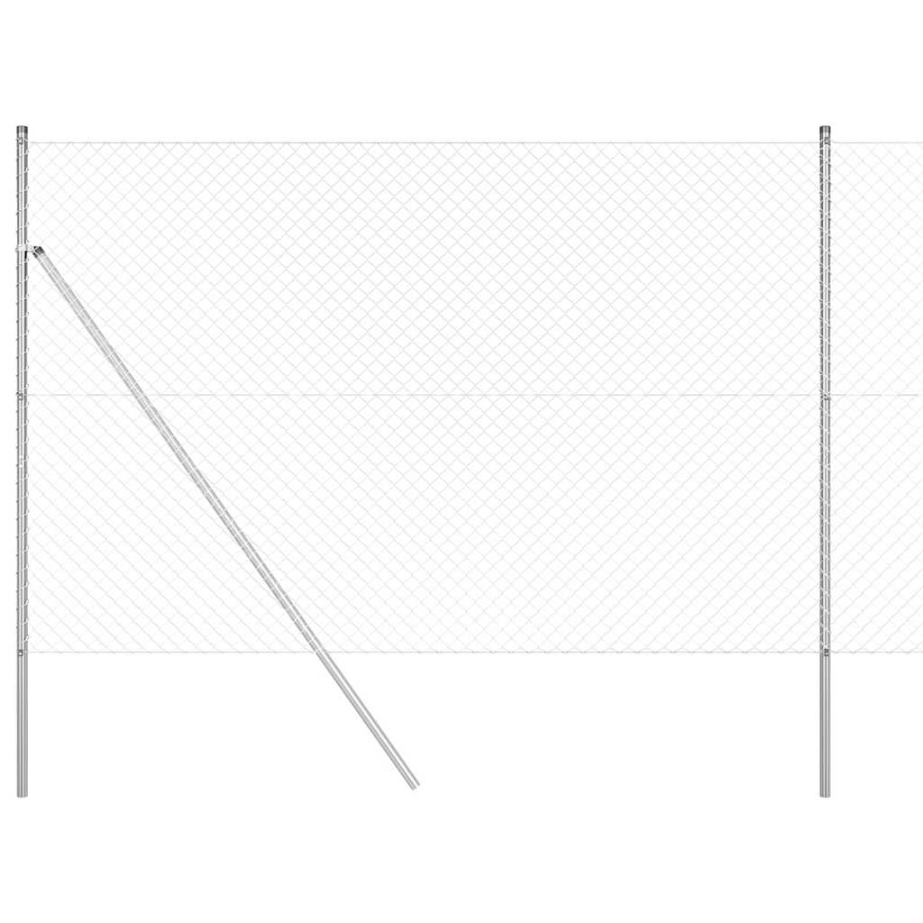 vidaXL Ogrodzenie spawane do mocowania w gruncie 10 x 1,6 m (S x W)