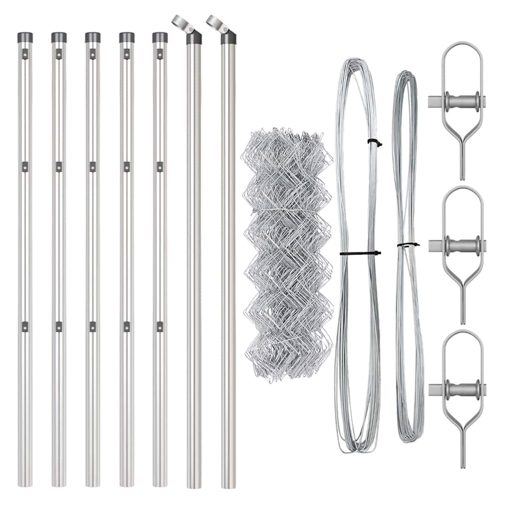 vidaXL Ogrodzenie spawane do mocowania w gruncie 10 x 0,4 m (S x W)