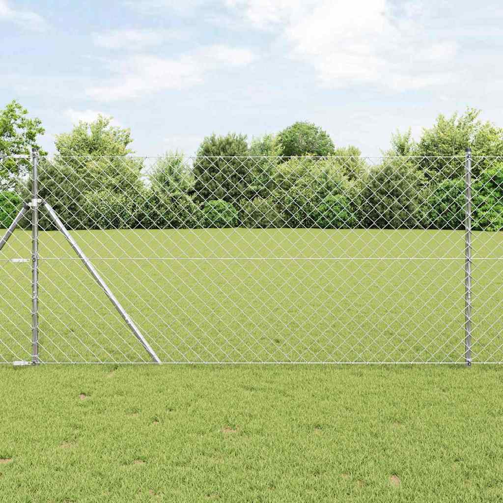 vidaXL Ogrodzenie spawane do mocowania w gruncie 10 x 1 m (S x W)