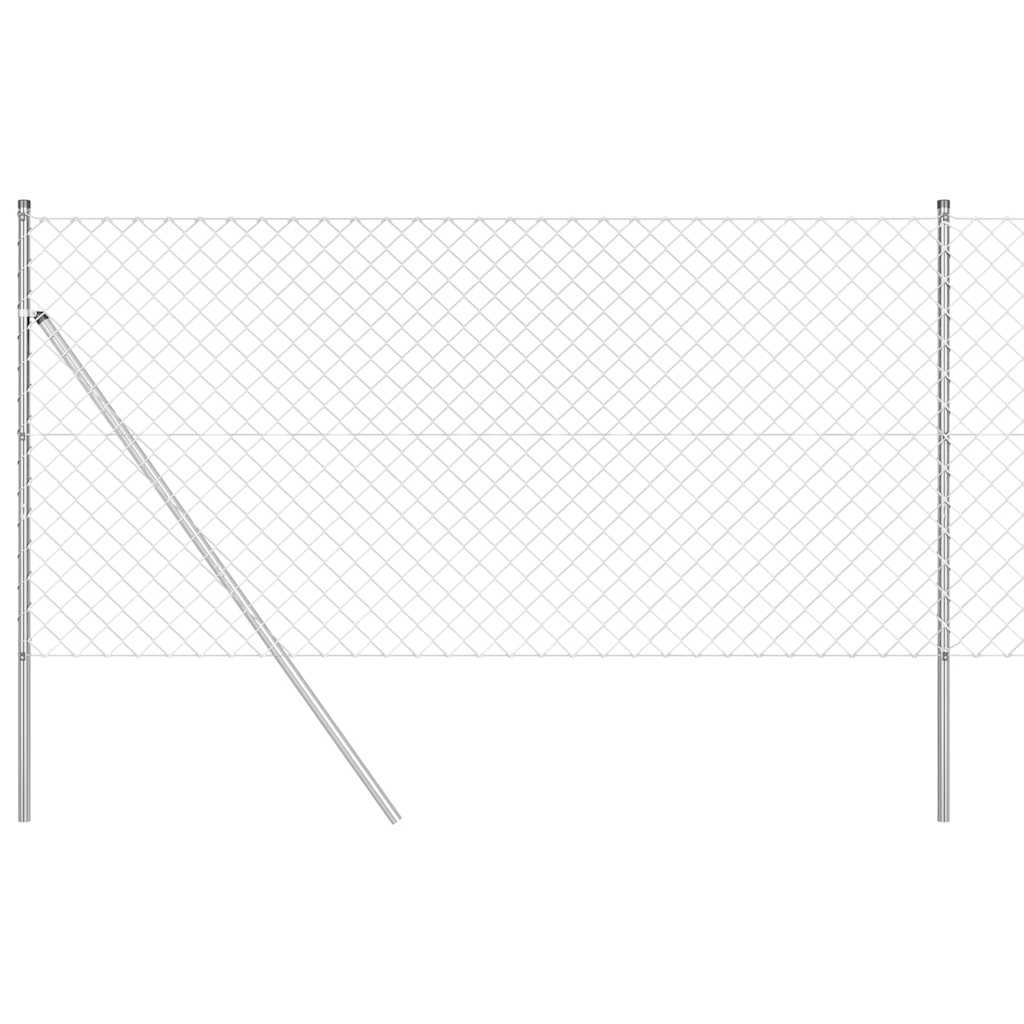 vidaXL Ogrodzenie spawane do mocowania w gruncie 10 x 1,4 m (S x W)