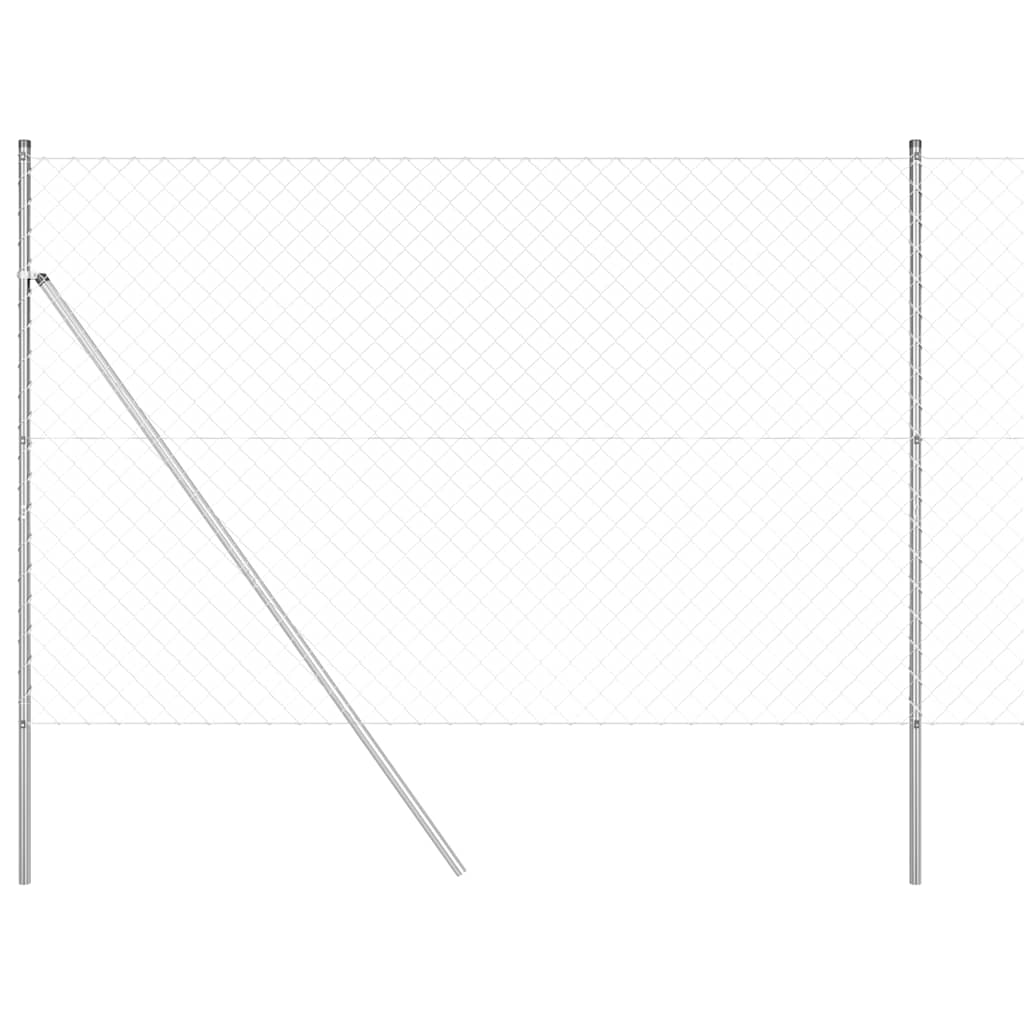 vidaXL Ogrodzenie spawane do mocowania w gruncie 10 x 1,6 m (S x W)