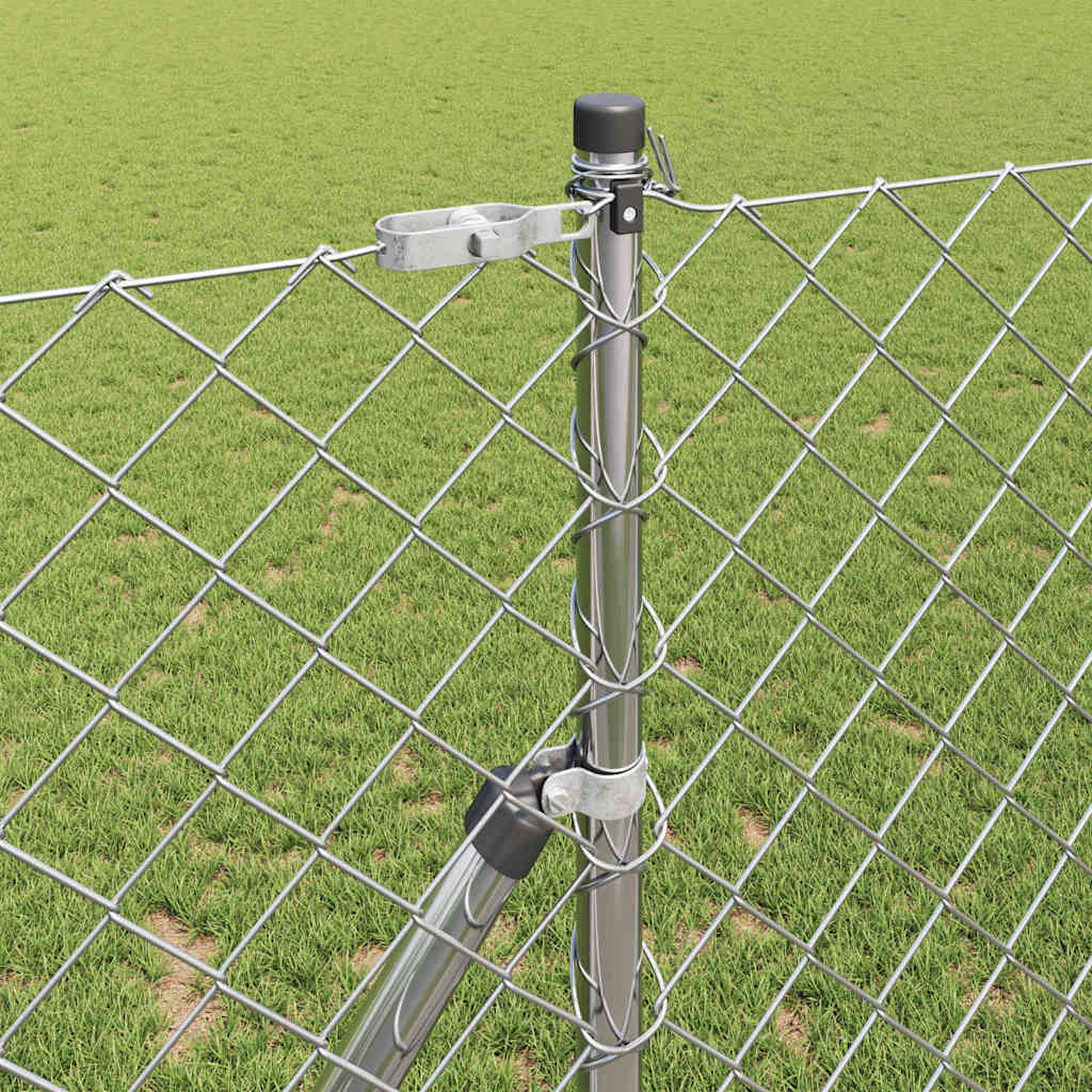 vidaXL Ogrodzenie spawane 25 x 1,2 m (S x W) Stal ocynkowana na gorąco