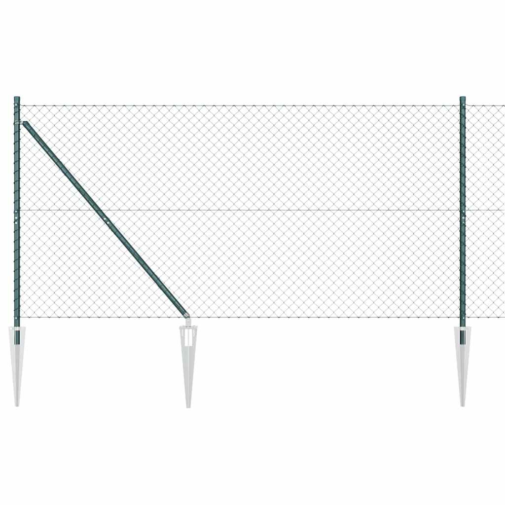 vidaXL Ogrodzenie z drutu spawanego z kolcami 12 x 0,032 m (S x W)