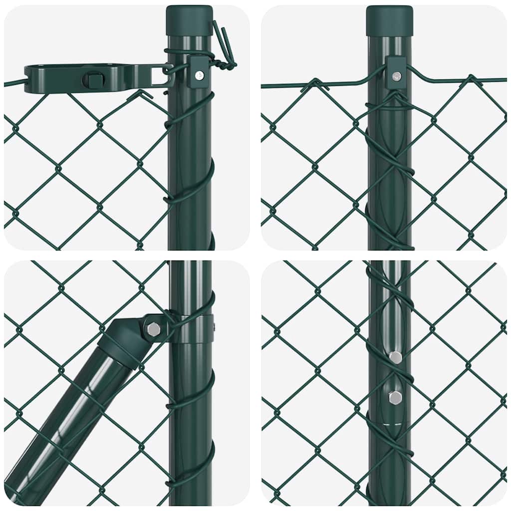 vidaXL Ogrodzenie z drutu spawanego z kolcami 10 x 1,4 m (S x W)