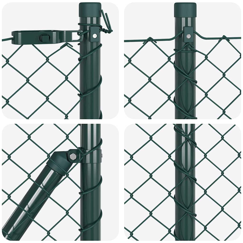 vidaXL Ogrodzenie z drutu spawanego z kolcami 25 x 1 m (S x W)