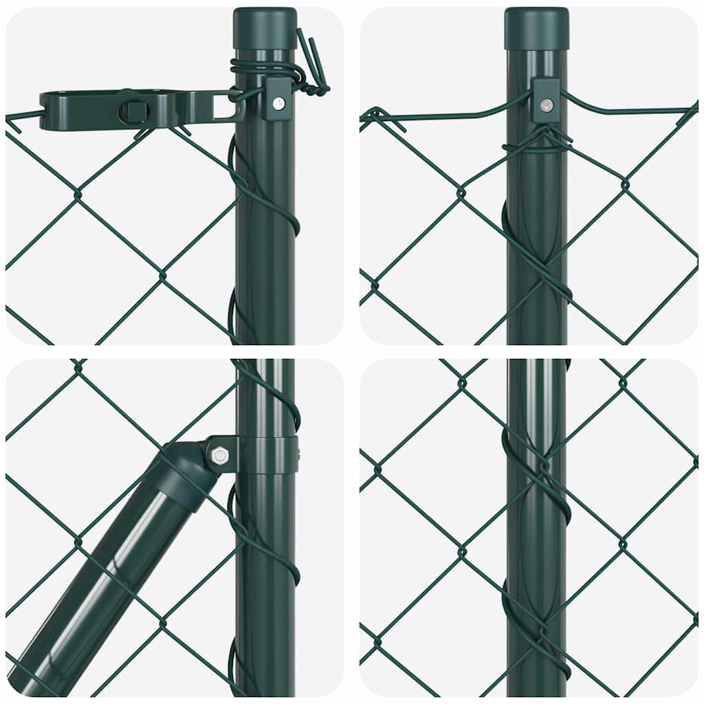 vidaXL Ogrodzenie z drutu spawanego z kolcami 25 x 1 m (S x W)