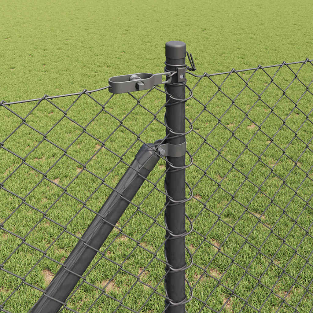 vidaXL Ogrodzenie z drutu spawanego z kolcami 10 x 1,4 m (S x W)