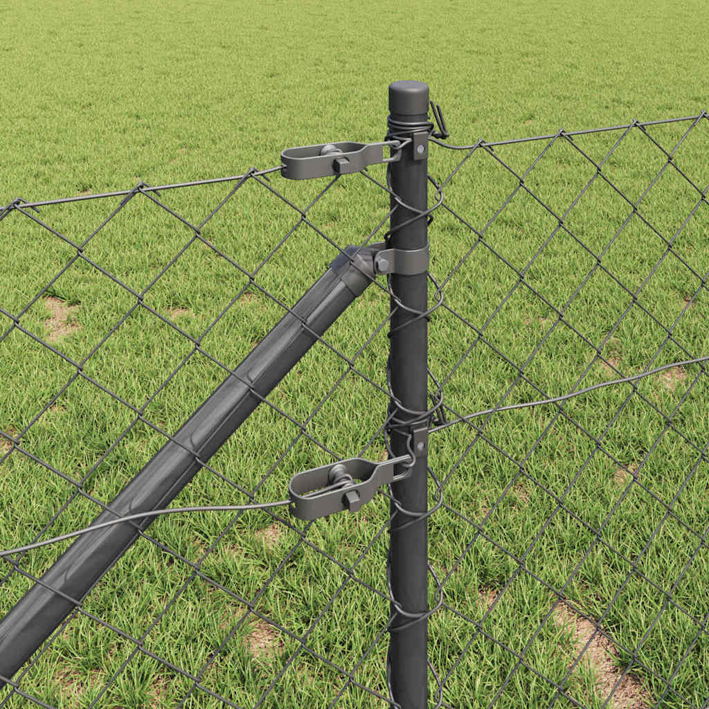 vidaXL Ogrodzenie z drutu spawanego z kolcami 10 x 0,6 m (S x W)