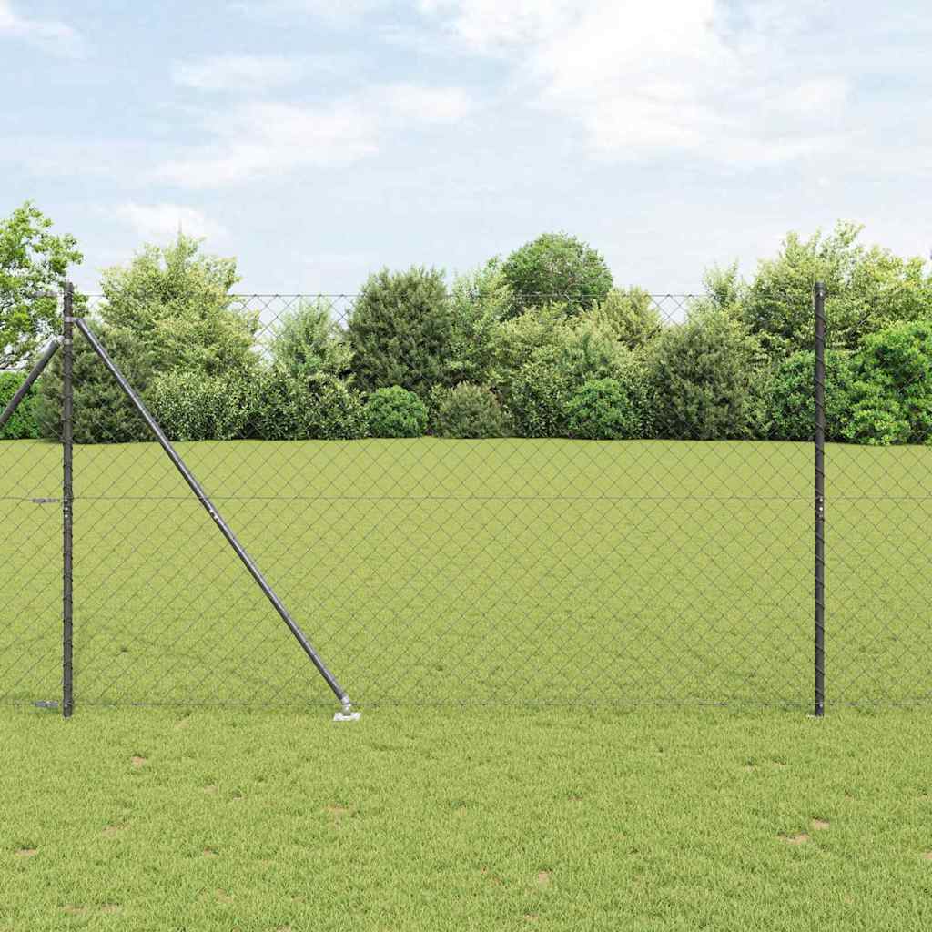 vidaXL Ogrodzenie z drutu spawanego z kolcami 10 x 1,6 m (S x W)
