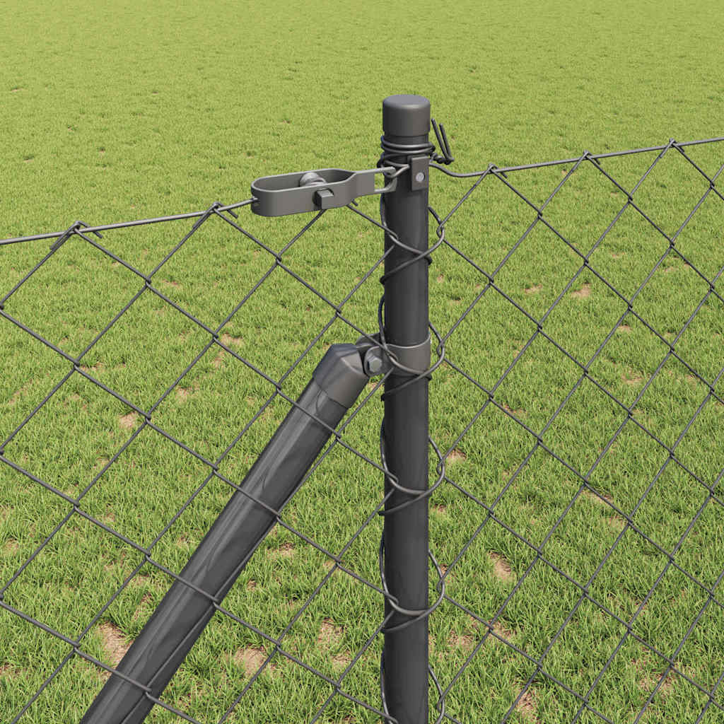 vidaXL Ogrodzenie z drutu spawanego z kolcami 25 x 1,2 m (S x W)