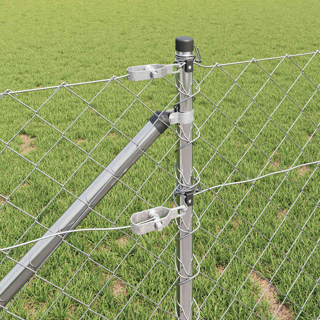 vidaXL Ogrodzenie z drutu spawanego z kolcami 25 x 0,8 m (S x W)