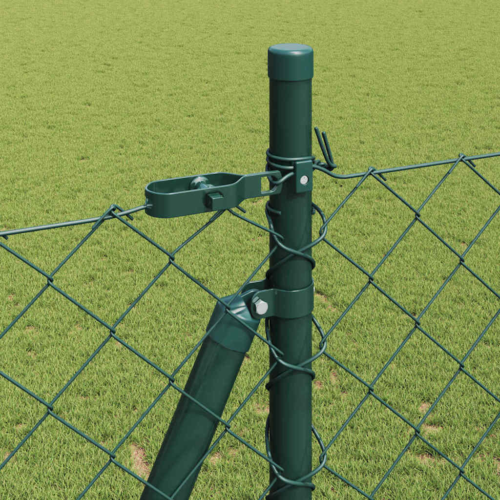 vidaXL Ogrodzenie z drutu spawanego z betonową podstawą